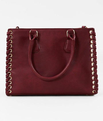 Camelide Women's Structure Purse, Burgundy